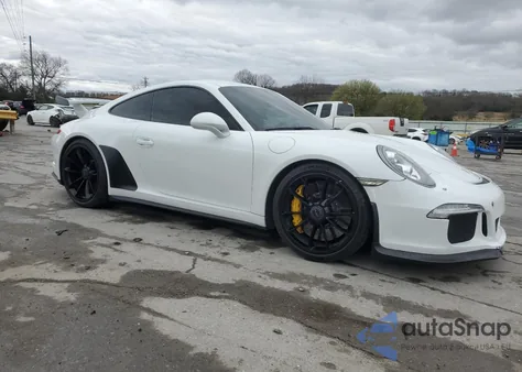 2014 Porsche 911 Gt3 z USA, uszkodzony, nr VIN WP0AC2A91ES183473